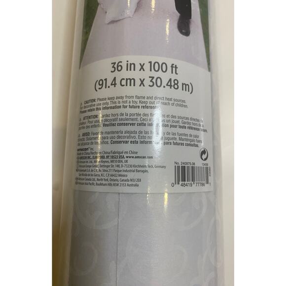Amscan Elegant White Wedding Aisle Runner 100' x 36" Wedding Ceremonies & Events - Picture 3 of 4
